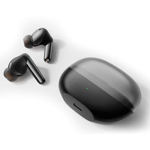 Douszne słuchawki bezprzewodowe ENC Jbuds Series USB-C czarne Douszne słuchawki bezprzewodowe ENC Jbuds Series USB-C czarne