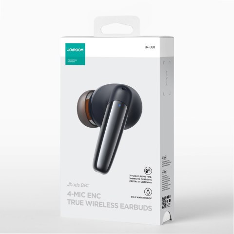 Douszne słuchawki bezprzewodowe ENC Jbuds Series USB-C czarne Douszne słuchawki bezprzewodowe ENC Jbuds Series USB-C czarne