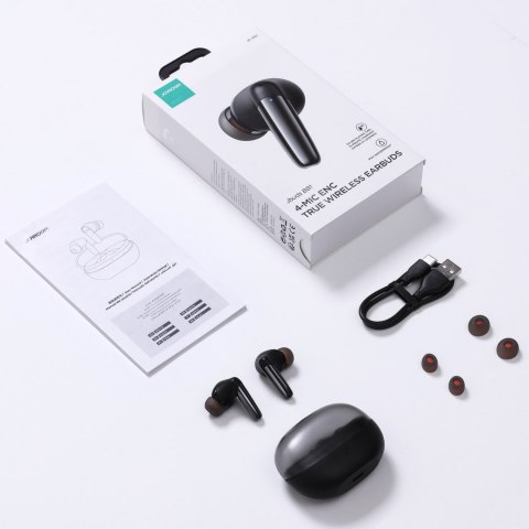 Douszne słuchawki bezprzewodowe ENC Jbuds Series USB-C czarne Douszne słuchawki bezprzewodowe ENC Jbuds Series USB-C czarne