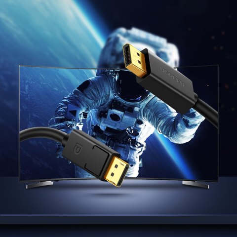 Kabel przewód do monitora TV DisplayPort 3m czarny Kabel przewód do monitora TV DisplayPort 3m czarny