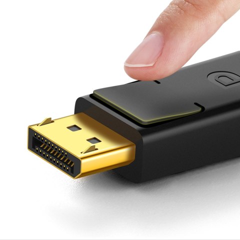 Kabel przewód do monitora TV DisplayPort 3m czarny Kabel przewód do monitora TV DisplayPort 3m czarny