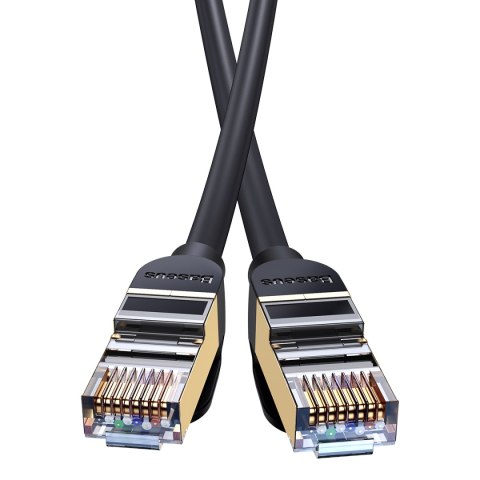 Kabel przewód sieciowy Ethernet LAN RJ-45 10Gbps skrętka 20m czarny Kabel przewód sieciowy Ethernet LAN RJ-45 10Gbps skrętka 20m czarny