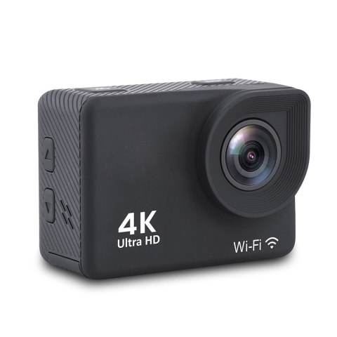 Kamera sportowa 4K Full HD Wi-Fi 16Mpx wodoodporna szerokokątna + akcesoria czarna Kamera sportowa 4K Full HD Wi-Fi 16Mpx wodoodporna szerokokątna + akcesoria czarna