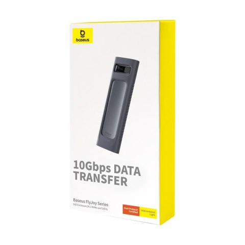 Kieszeń na dyski SSD 2230-2280 M.2 NVMe / M.2 SATA 10 Gbs szara Kieszeń na dyski SSD 2230-2280 M.2 NVMe / M.2 SATA 10 Gbs szara