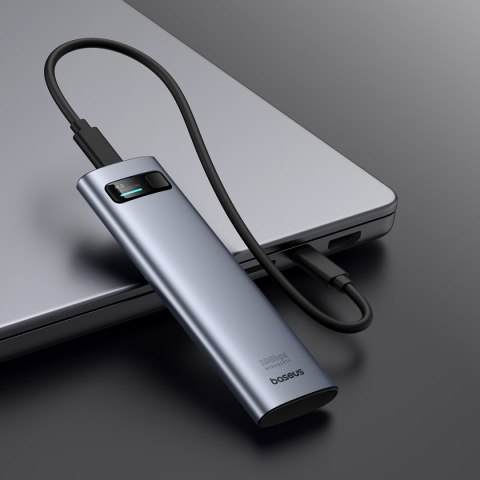 Kieszeń na dyski SSD 2230-2280 M.2 NVMe / M.2 SATA 10 Gbs szara Kieszeń na dyski SSD 2230-2280 M.2 NVMe / M.2 SATA 10 Gbs szara