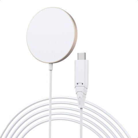 Ładowarka magnetyczna bezprzewodowa 15W MagSafe do iPhone 12/13/14 złota Ładowarka magnetyczna bezprzewodowa 15W MagSafe do iPhone 12/13/14 złota