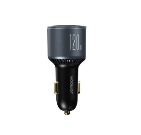 Ładowarka samochodowa 120W 2x USB-C 1x USB-A + kabel USB-C 100W ciemnoszara Ładowarka samochodowa 120W 2x USB-C 1x USB-A + kabel USB-C 100W ciemnoszara