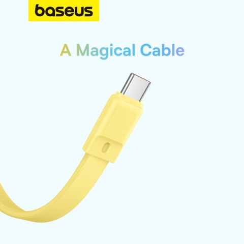 Mini Powerbank MagSafe 10000mAh 30W z kablem USB-C 0.3m żółty Mini Powerbank MagSafe 10000mAh 30W z kablem USB-C 0.3m żółty
