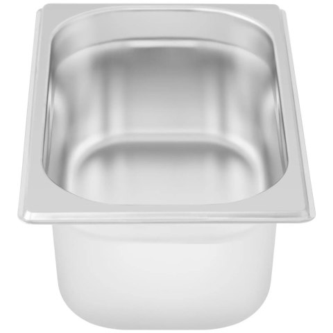 Pojemnik gastronomiczny GN 1/4 100 mm 2.7 l stal nierdzewna Pojemnik gastronomiczny GN 1/4 100 mm 2.7 l stal nierdzewna