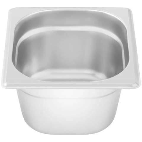 Pojemnik gastronomiczny GN 1/6 100 mm 2.2 l stal nierdzewna Pojemnik gastronomiczny GN 1/6 100 mm 2.2 l stal nierdzewna