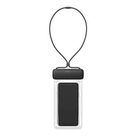 Wodoodporny pokrowiec etui na telefon do 7.2'' na basen plażę czarny Wodoodporny pokrowiec etui na telefon do 7.2'' na basen plażę czarny