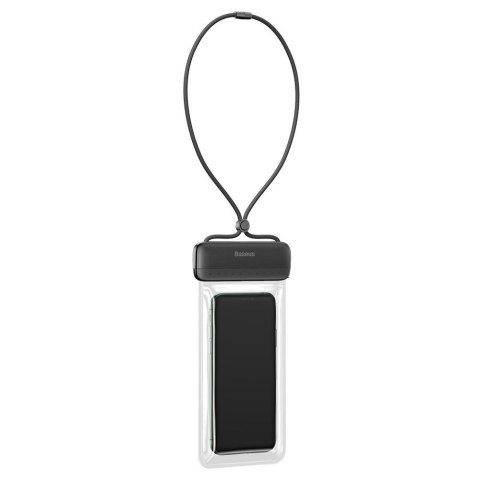 Wodoodporny pokrowiec etui na telefon do 7.2'' na basen plażę czarny Wodoodporny pokrowiec etui na telefon do 7.2'' na basen plażę czarny