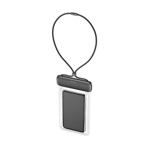Wodoodporny pokrowiec etui na telefon do 7.2'' na basen plażę czarny Wodoodporny pokrowiec etui na telefon do 7.2'' na basen plażę czarny
