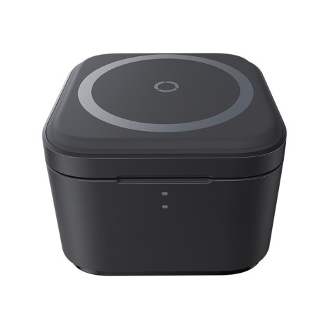 2w1 Ładowarka bezprzewodowa 20W MagSafe Qi z rozwijanym kablem USB-C czarna 2w1 Ładowarka bezprzewodowa 20W MagSafe Qi z rozwijanym kablem USB-C czarna