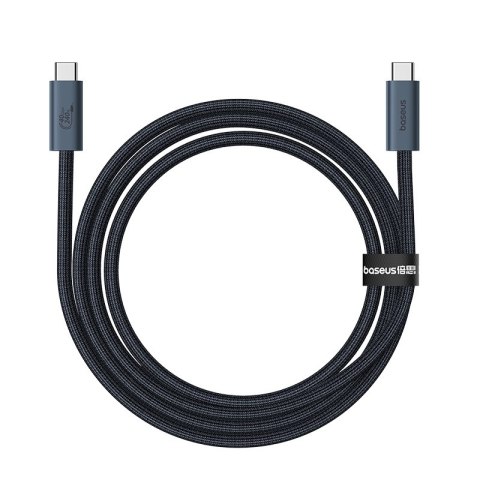 Kabel przewód USB-C - USB-C 240W PD 8K 60Hz 40Gb/s 1m czarny Kabel przewód USB-C - USB-C 240W PD 8K 60Hz 40Gb/s 1m czarny
