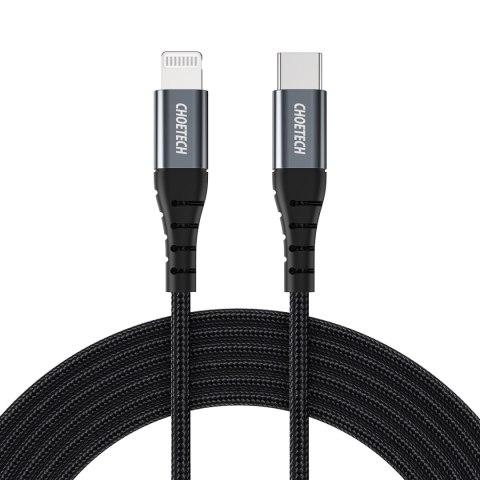 Kabel przewód do iPhone USB-C - Lightning MFi 480Mb/s 3A 3m czarny Kabel przewód do iPhone USB-C - Lightning MFi 480Mb/s 3A 3m czarny