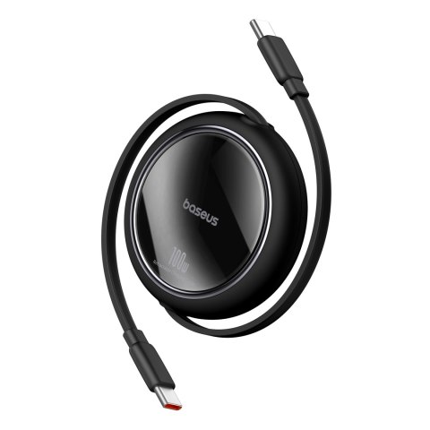 Kabel przewód wysuwany zwijany USB-C 100W Free2Draw Mini 1m czarny Kabel przewód wysuwany zwijany USB-C 100W Free2Draw Mini 1m czarny