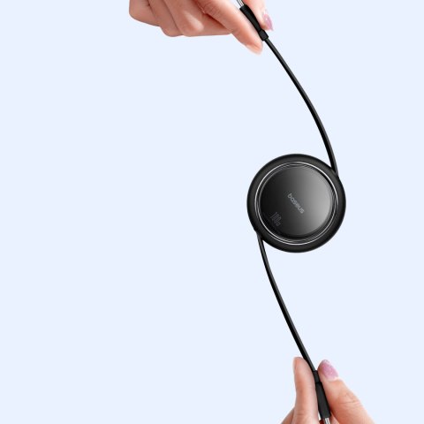 Kabel przewód wysuwany zwijany USB-C 100W Free2Draw Mini 1m czarny Kabel przewód wysuwany zwijany USB-C 100W Free2Draw Mini 1m czarny