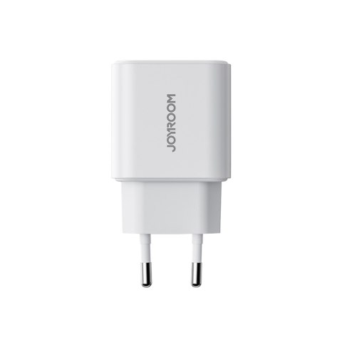 Ładowarka sieciowa USB-A USB-C PD 20W + kabel USB-C JR-TCF05 biała Ładowarka sieciowa USB-A USB-C PD 20W + kabel USB-C JR-TCF05 biała