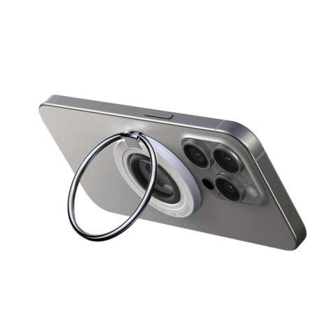 Magnetyczny uchwyt na telefon MagSafe ring na palec czarny Magnetyczny uchwyt na telefon MagSafe ring na palec czarny