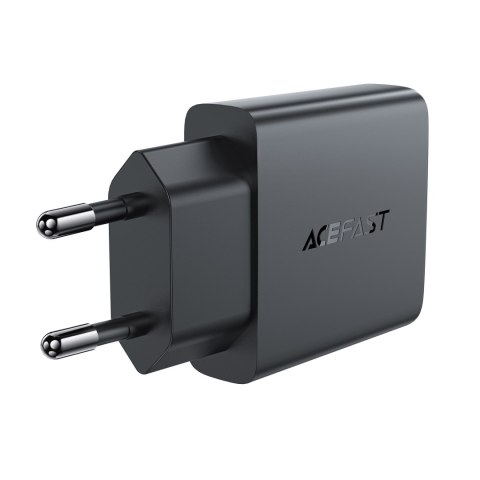 Mała płaska ładowarka sieciowa GaN PD 20W USB-C czarna Mała płaska ładowarka sieciowa GaN PD 20W USB-C czarna