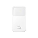 Powerbank z wyświetlaczem 10000mAh 22.5W Comet Series + kabel USB-A - USB-C 0.3m biały