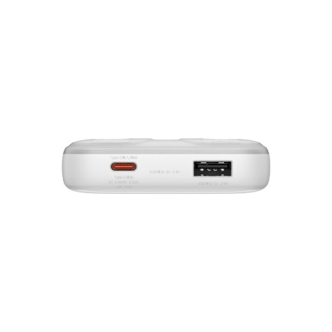 Powerbank z wyświetlaczem 10000mAh 22.5W Comet Series + kabel USB-A - USB-C 0.3m biały Powerbank z wyświetlaczem 10000mAh 22.5W Comet Series + kabel USB-A - USB-C 0.3m biały