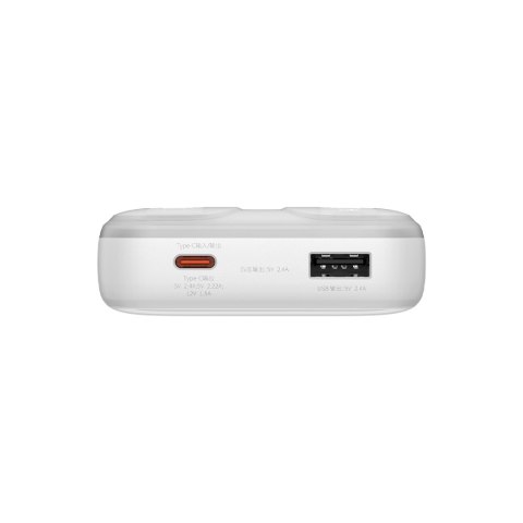 Powerbank z wyświetlaczem 20000mAh 22.5W Comet Series + kabel USB-A - USB-C 0.3m biały Powerbank z wyświetlaczem 20000mAh 22.5W Comet Series + kabel USB-A - USB-C 0.3m biały