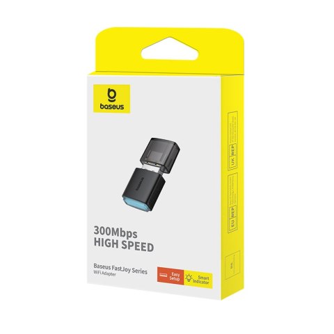 Zewnętrzna karta sieciowa USB WiFi 2.4GHz 300Mb/s czarna Zewnętrzna karta sieciowa USB WiFi 2.4GHz 300Mb/s czarna