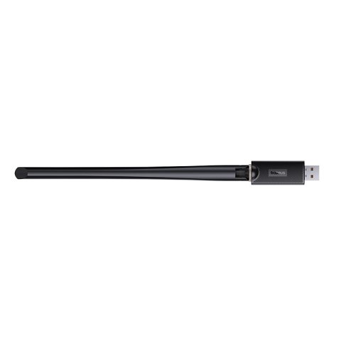 Zewnętrzna karta sieciowa USB WiFi 2.4GHz 300Mb/s z anteną 6dBi czarna Zewnętrzna karta sieciowa USB WiFi 2.4GHz 300Mb/s z anteną 6dBi czarna