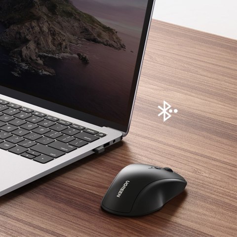 Ergonomiczna bezprzewodowa mysz myszka do komputera MU101 Bluetooth 2.4 GHz niebieska Ergonomiczna bezprzewodowa mysz myszka do komputera MU101 Bluetooth 2.4 GHz niebieska