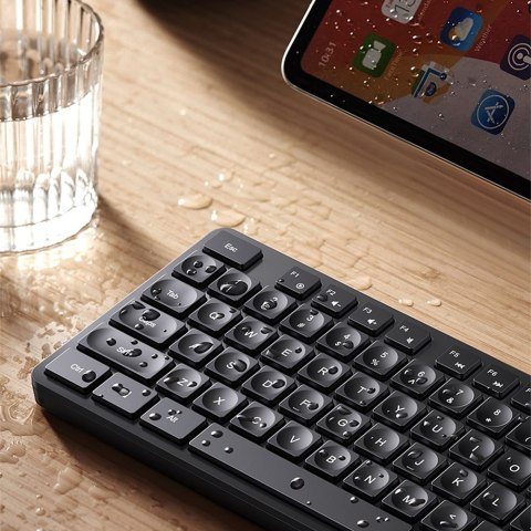 Klawiatura bezprzewodowa do komputera NumLock 2.4GHz czarna Klawiatura bezprzewodowa do komputera NumLock 2.4GHz czarna