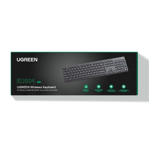 Klawiatura bezprzewodowa do komputera NumLock 2.4GHz czarna Klawiatura bezprzewodowa do komputera NumLock 2.4GHz czarna