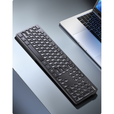 Klawiatura bezprzewodowa do komputera NumLock 2.4GHz czarna Klawiatura bezprzewodowa do komputera NumLock 2.4GHz czarna