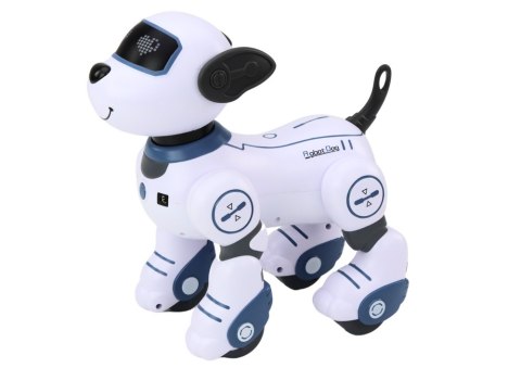 Robot Pies Interaktywny Zdalnie Sterowany Tańczy Wykonuje Polecenia Niebieski Robot Pies Interaktywny Zdalnie Sterowany Tańczy Wykonuje Polecenia Niebieski