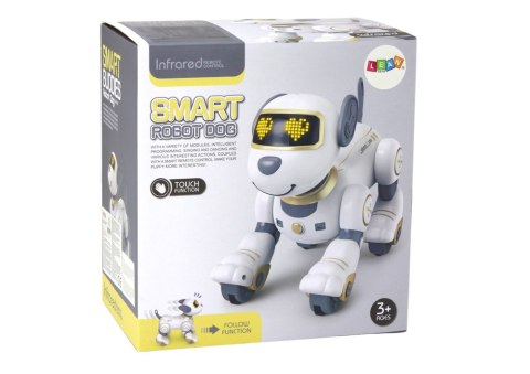 Robot Pies Interaktywny Zdalnie Sterowany Tańczy Wykonuje Polecenia Złoty Robot Pies Interaktywny Zdalnie Sterowany Tańczy Wykonuje Polecenia Złoty