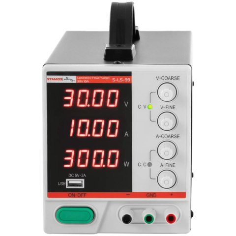 Zasilacz laboratoryjny serwisowy LED 0-30 V DC 0-10 A 300 W Zasilacz laboratoryjny serwisowy LED 0-30 V DC 0-10 A 300 W