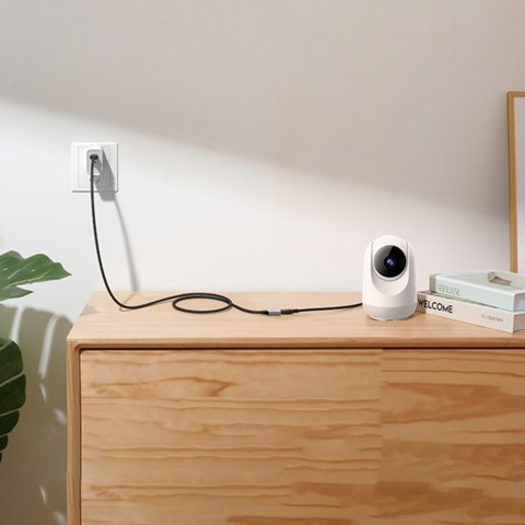 Przedłużacz kabla przewodu USB 3.0 5m w oplocie czarny Przedłużacz kabla przewodu USB 3.0 5m w oplocie czarny