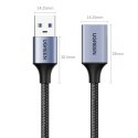 Przedłużacz kabla przewodu USB 3.0 5m w oplocie czarny