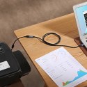 Przedłużacz kabla przewodu USB 3.0 5m w oplocie czarny