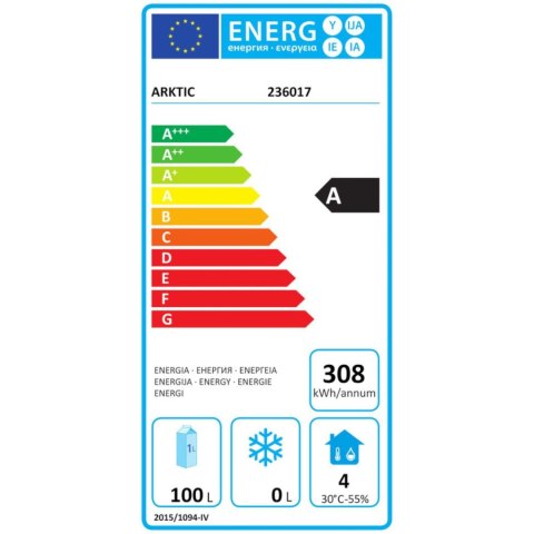Szafa chłodnicza podblatowa energooszczędna ze stali nierdzewnej 0-8C 200 l 124 W Budget Line - Hendi 236017 Szafa chłodnicza podblatowa energooszczędna ze stali nierdzewnej 0-8C 200 l 124 W Budget Line - Hendi 236017