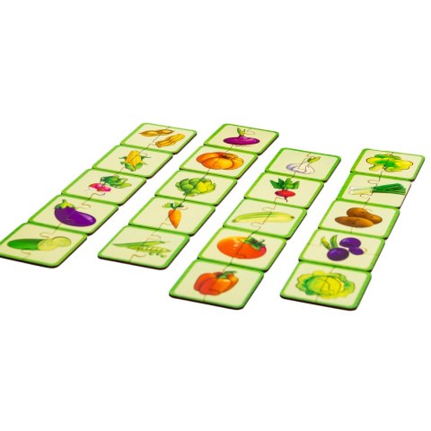 Drewniana Łamigłówka Warzywa Łączenie Połówek Zestaw Puzzle Układanka Drewniana Łamigłówka Warzywa Łączenie Połówek Zestaw Puzzle Układanka