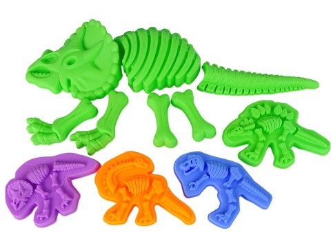 Piasek Kinetyczny Zestaw z Foremkami Dinozaury Piasek Kinetyczny Zestaw z Foremkami Dinozaury