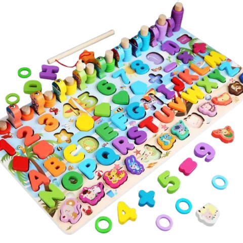 WOODEN FISHING TOYS WOODEN FISHING TOYS