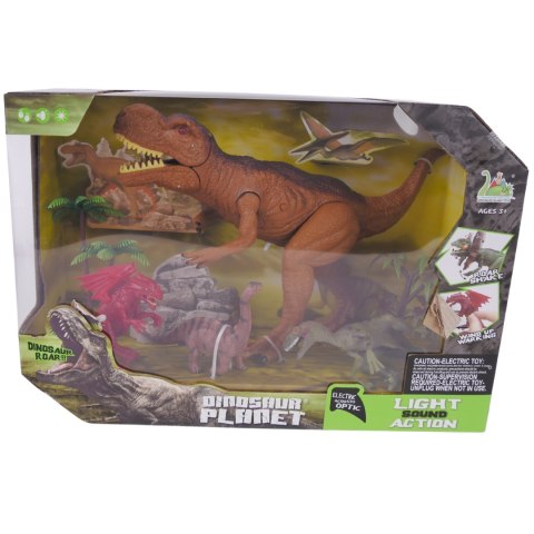 ZESTAW DINOZAURÓW 4 FIGURKI 2 DRZEWKA EFEKTY DŹWIĘKOWE I ŚWIETLNE ZESTAW DINOZAURÓW 4 FIGURKI 2 DRZEWKA EFEKTY DŹWIĘKOWE I ŚWIETLNE