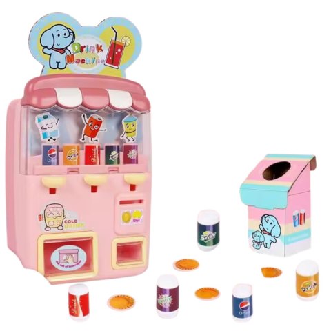 Mini Automat Dla Dzieci Napoje Picie Monety Kosz Na Śmieci Zestaw Maszyna Mini Automat Dla Dzieci Napoje Picie Monety Kosz Na Śmieci Zestaw Maszyna