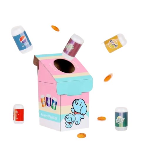 Mini Automat Dla Dzieci Napoje Picie Monety Kosz Na Śmieci Zestaw Maszyna Mini Automat Dla Dzieci Napoje Picie Monety Kosz Na Śmieci Zestaw Maszyna