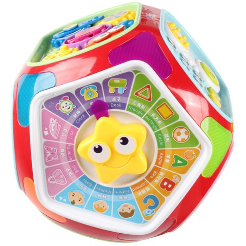 Edukacyjna Kostka Sensoryczna Kolorowa Wielofunkcyjna Zabawka Interaktywna Edukacyjna Kostka Sensoryczna Kolorowa Wielofunkcyjna Zabawka Interaktywna