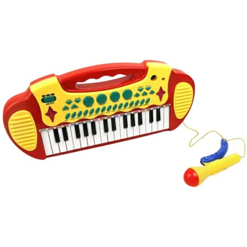 Elektroniczne Organki Klawisze Pianino Keyboard Mikrofon Stołek Melodie Elektroniczne Organki Klawisze Pianino Keyboard Mikrofon Stołek Melodie