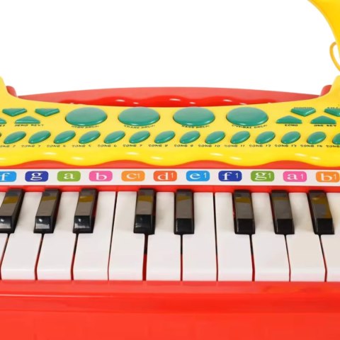 Elektroniczne Organki Klawisze Pianino Keyboard Mikrofon Stołek Melodie Elektroniczne Organki Klawisze Pianino Keyboard Mikrofon Stołek Melodie